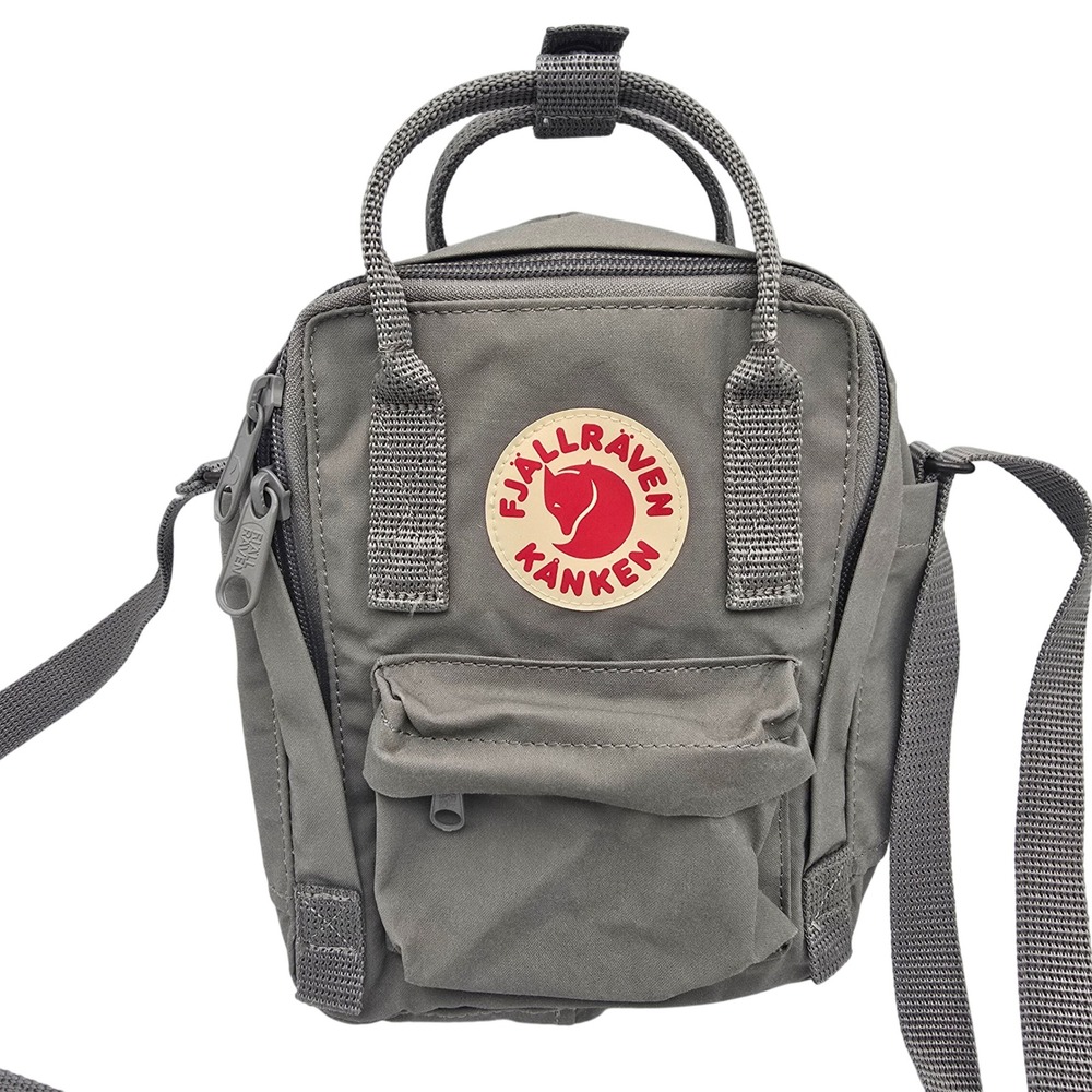 Fjallraven Kanken Mini Backpack Purse‎ Crossbody Bag Grey